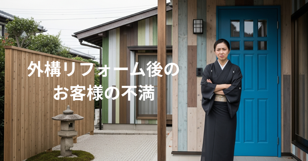 外構のリフォーム後のお客様の不満