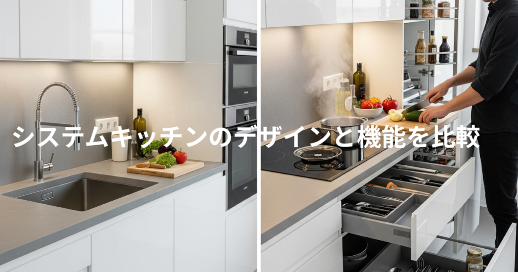 システムキッチンのデザインと機能を比較（TOTO/クリナップ/タカラスタンダード/トクラス/パナソニック/リクシル）