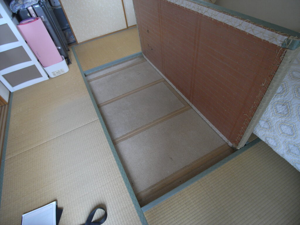 マンション畳の下の置床