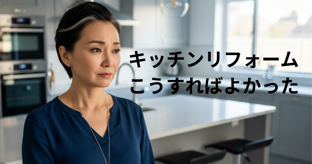 キッチンリフォームこうすればよかった|横浜市