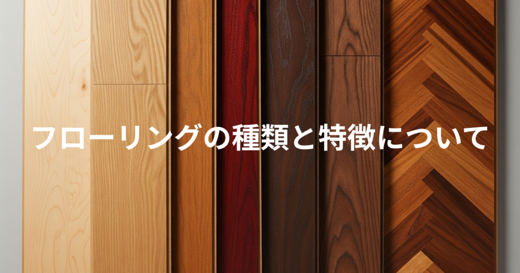 フローリングの種類と特徴について