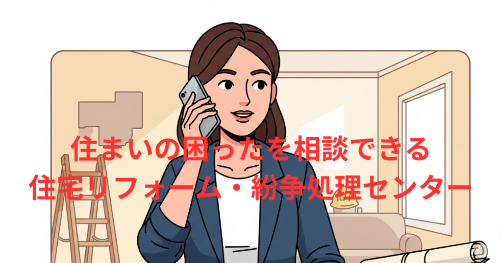住まいの困ったを相談できる、住宅リフォーム・紛争処理支援センター