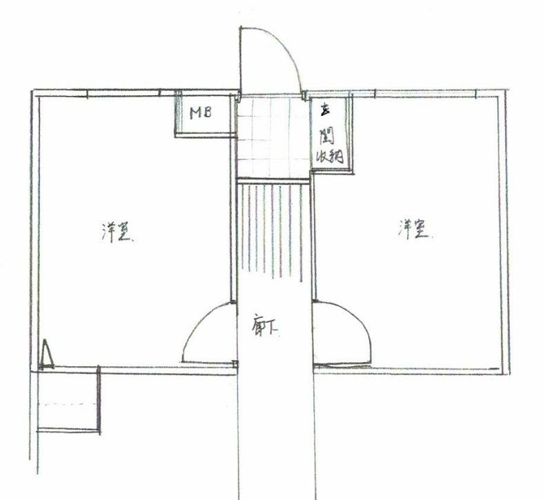 「物置」になっている部屋のイメージ図