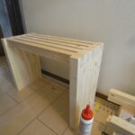 ２ｘ４材で、椅子兼テーブルをオーダー寸法で作成｜横浜市