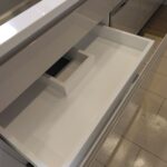 キッチンシンク下の収納部分に中引出しを作りました。｜横浜市西区