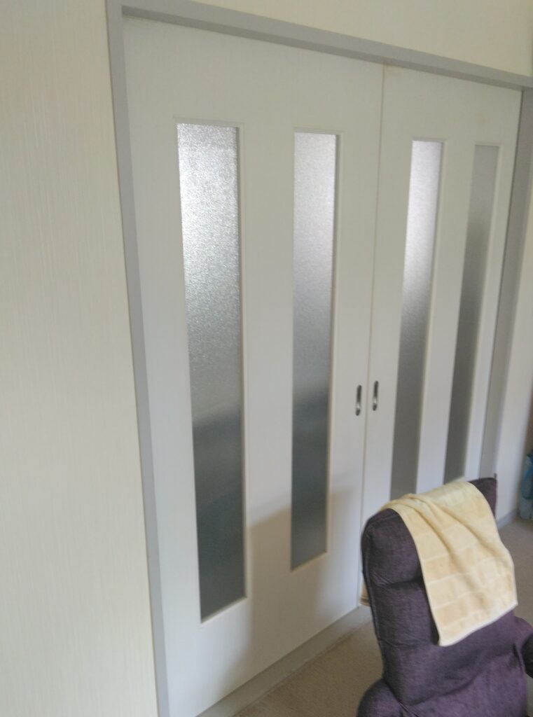 デザインを合わせたかった建具のデザイン。横浜市鶴見区