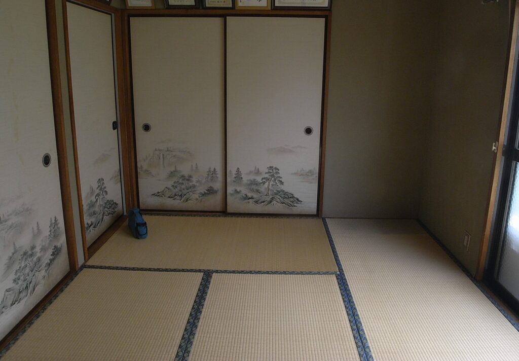 畳下の床貼り替え前の状況、横浜市鶴見区