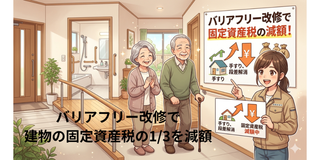 バリアフリー改修を行った住宅に係る建物の固定資産税の減額について