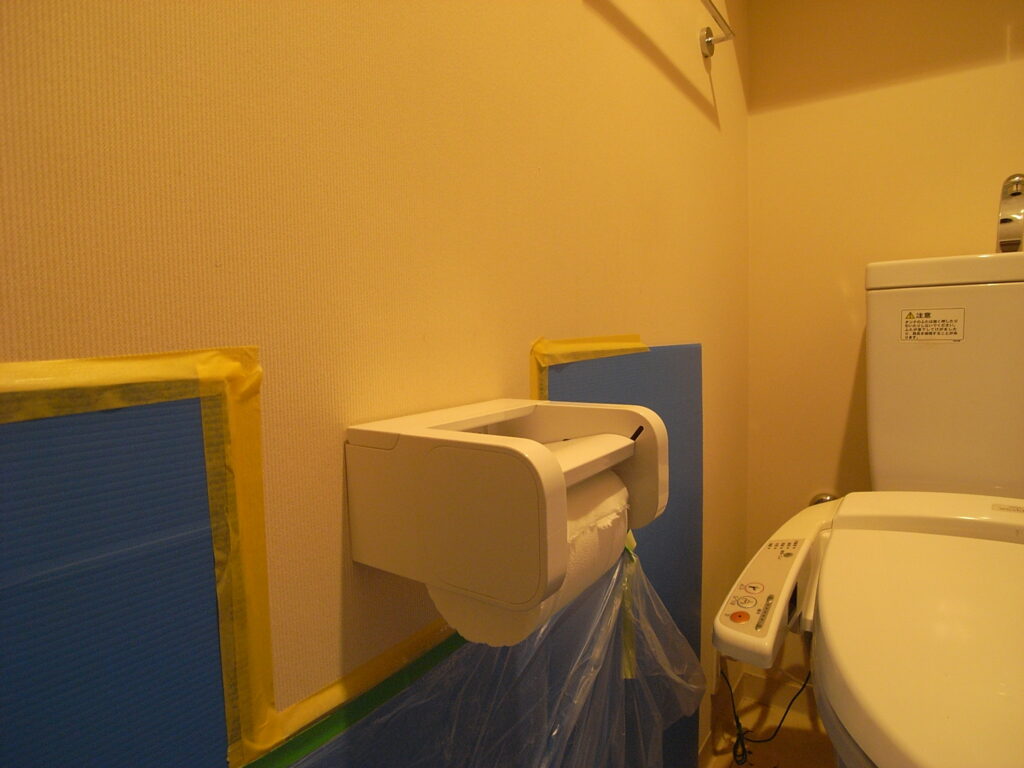 新しい紙巻き器の設置が完了しました。